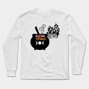 Halloween Witch Girl Gang Long Sleeve T-Shirt